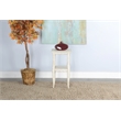 Pemberly Row Contemporary Wood Square End Table in White Finish