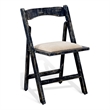Pemberly Row Distressed Folding Wood Dining Chair (Set of 2)