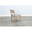 Pemberly Row Solid Wood Natural Cushion Dining Chair (Set of 2)