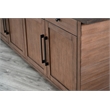 Pemberly Row Brown Contemporary Solid Wood Two Tone Server Buffet