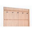 Pemberly Row Natural Contemporary Solid Wood Hall Tree with Bench