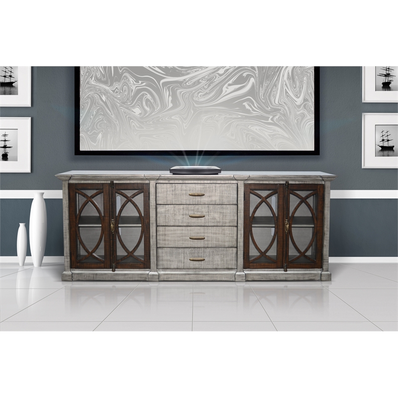 Pemberly Row Transitional Solid Wood Two Tone 91