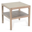 Pemberley Row Solid Wood Natural End Table Square