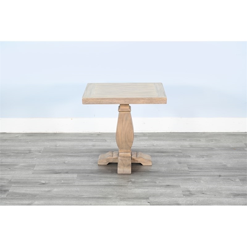 Sunny Designs Wheat Square Wood End Table