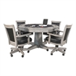 Pemberly Row 5-Piece Reversible Game and Dining Poker Table Set