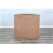 Pemberly Row Modern Wood Coffee Table with Arched Open Shelf Design