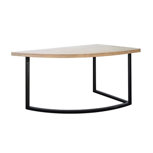 Pemberly Row Natural Contemporary Wood Table with Adjustable Height