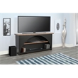 Pemberly Row Wood Contemporary Console Table with Arched Cutout