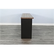 Pemberly Row Wood Contemporary Console Table with Arched Cutout