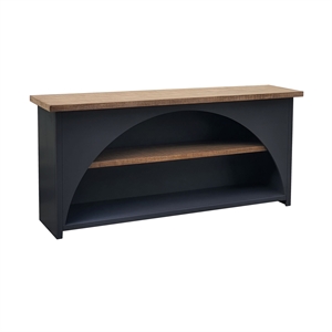 Pemberly Row Wood Contemporary Console Table with Arched Cutout