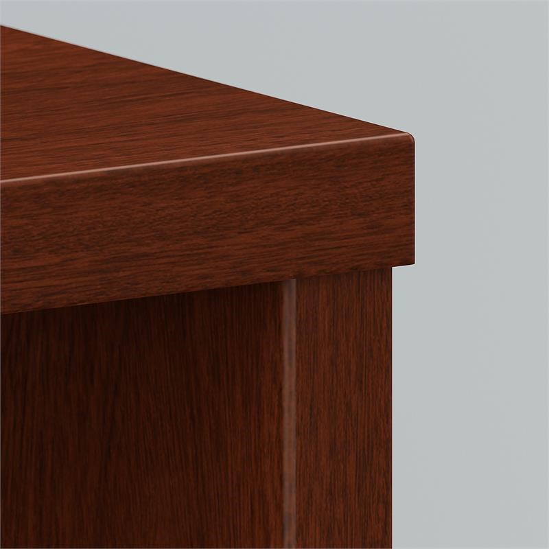 Pemberly Row Set of 10 60W x 30D Office Desk in Mahogany - Engineered Wood