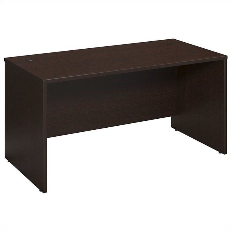 Pemberly Row Set of 10 60W x 30D Desk Shell in Mocha Cherry - Engineered Wood