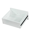 Pemberly Row White Wood Wardrobe Closet Organizer with Drawers
