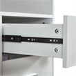 Pemberly Row White Closet Organizer Clothes System with 4 drawers Wall Mounted