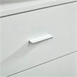 Pemberly Row White Closet Organizer Clothes System with 4 drawers Wall Mounted