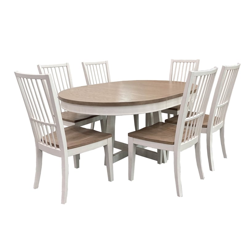 Pemberly Row Contemporary Wood Dining 48
