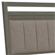 Pemberly Row Contemporary Wood King Platform Bed in Moonstone Gray