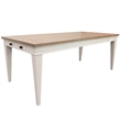 Pemberly Row Contemporary 7 Piece Wood Table & Dining Chairs in White