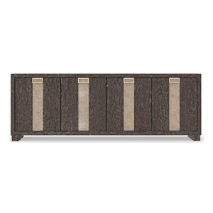 Pemberly Row Contemporary Ascent Dark Chocolate 90 in. Console