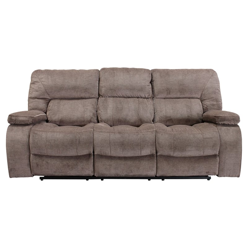 Pemberly Row Contemporary Manual Reclining Sofa and Loveseat