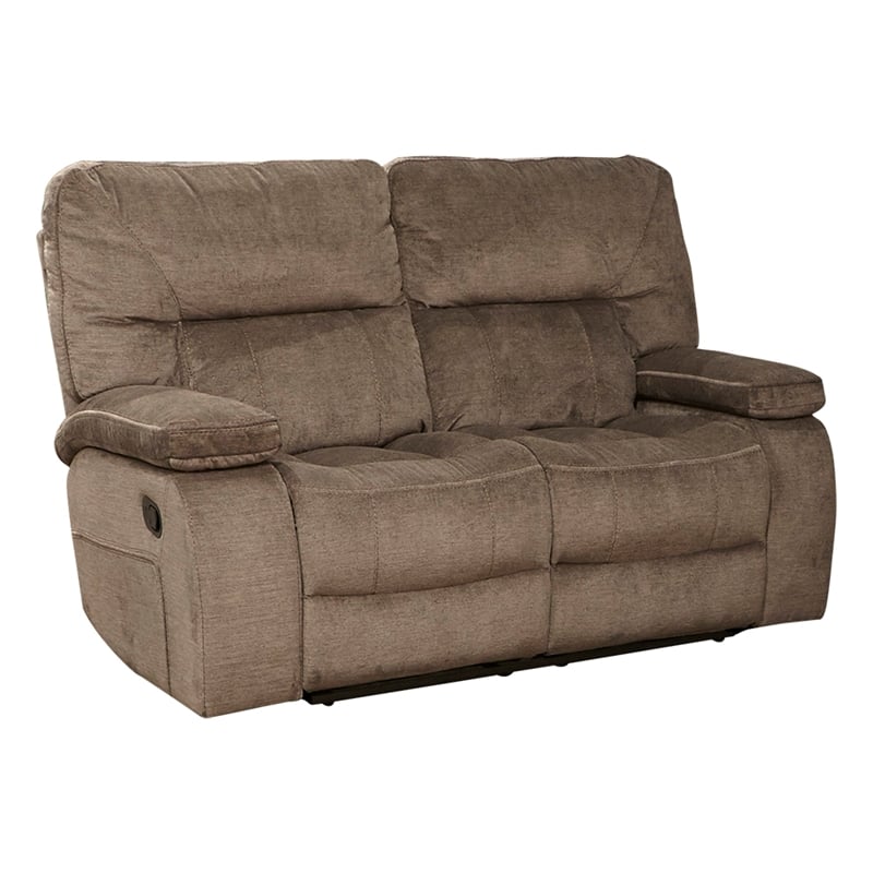 Pemberly Row Contemporary Manual Reclining Sofa and Loveseat