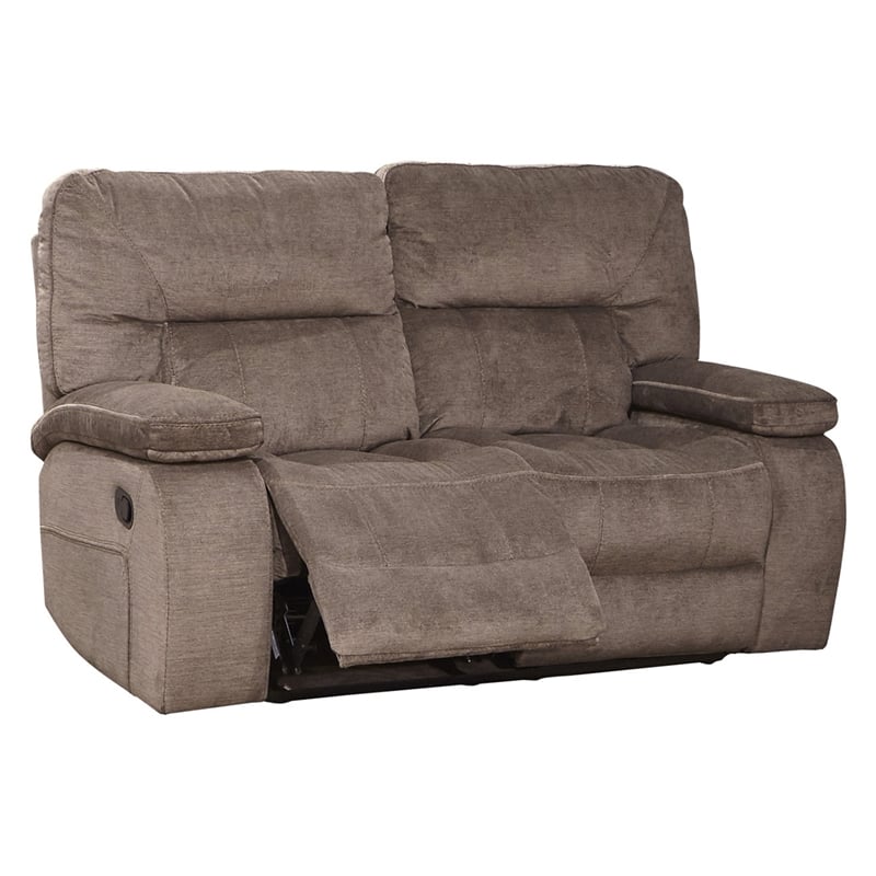 Pemberly Row Contemporary Manual Reclining Sofa and Loveseat