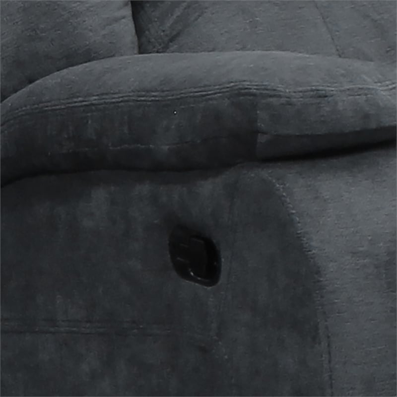 Pemberly Row Contemporary Manual Reclining Sofa and Loveseat