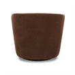 Pemberly Row Modern / Contemporary Fabric Rust Swivel Chair Two Pack