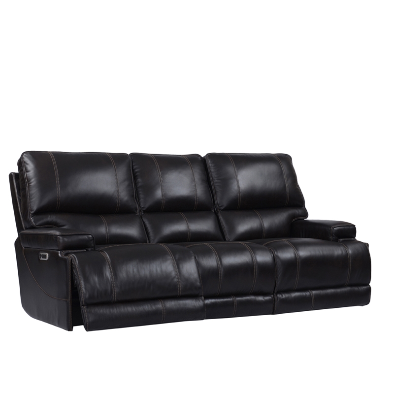 Pemberly Row Contemporary Coffee Power Reclining Sofa and Recliner