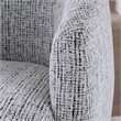 Pemberly Row Contemporary Fabric Nightshade Swivel Accent Chair