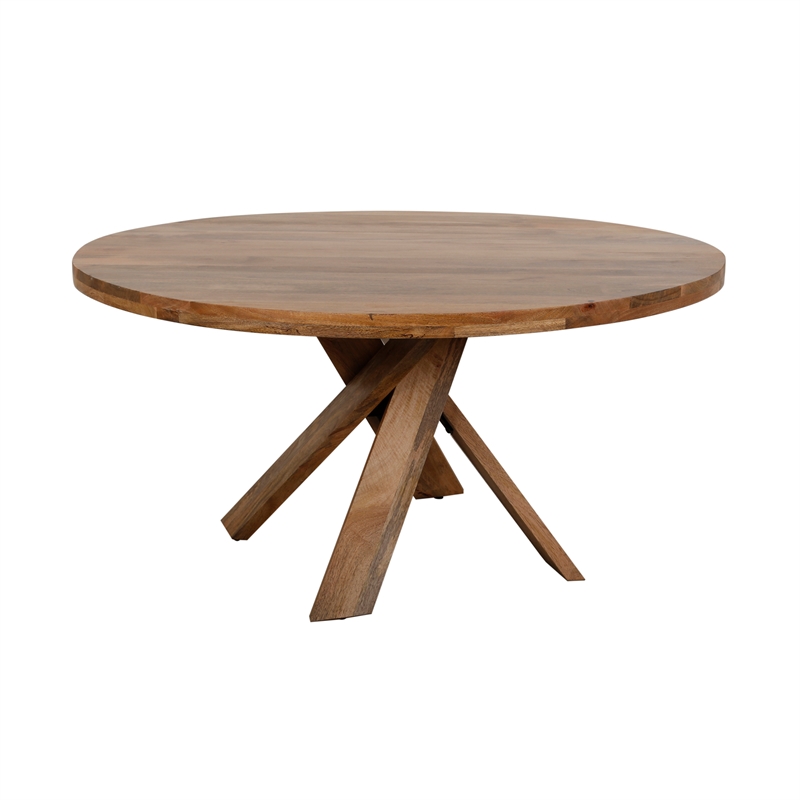 Pemberly Row Contemporary 60 In. Dining Table With 4 Upholstered Chairs
