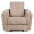 Pemberly Row Contemporary Biscotti Power Glider Recliner Two Pack