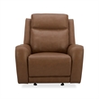 Pemberly Row Contemporary Butternut Power Glider Recliner Two Pack