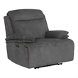 Pemberly Row Contemporary Airy Midnight Power Zero Gravity Recliner