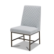 Pemberly Row Contemporary 84 In. Dining Table With 4 Upholstered Chairs