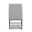 Pemberly Row Contemporary 84 In. Dining Table With 4 Upholstered Chairs