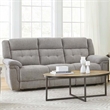 Pemberly Row Power Recliner Sofa with Power Headrests Bristol Gray