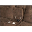 Pemberly Row Shadow Brown Manual Reclining Sofa Loveseat and Recliner