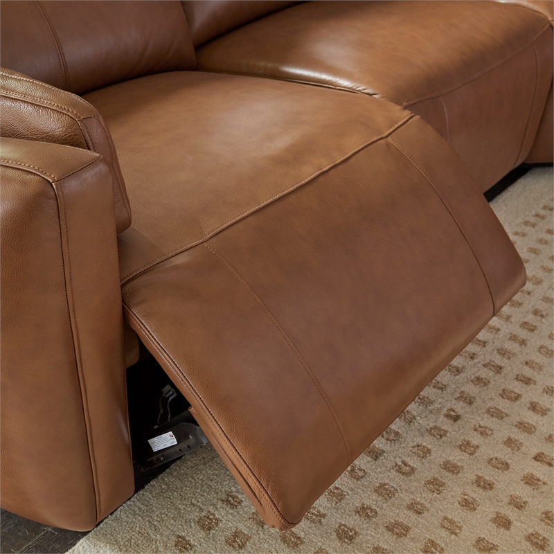 Pemberly Row Sable 7PC Power Adjustable Headrests Reclining Sectional