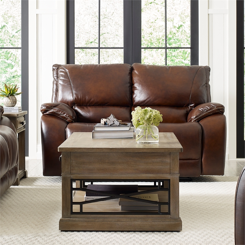 Pemberly Row Burnt Sienna Power Reclining Sofa Loveseat and Recliner