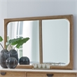Pemberly Row Queen Panel Bed 2 Nightstands and Dresser with Mirror