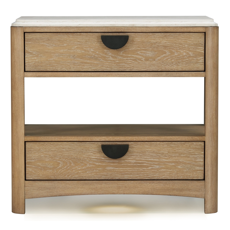 Pemberly Row Queen Panel Bed 2 Nightstands and Dresser with Mirror