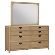 Pemberly Row Queen Panel Bed 2 Nightstands Dresser with Mirror and Chest