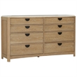 Pemberly Row King Panel Bed 2 Nightstands Dresser with Mirror and Chest
