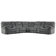 Pemberly Row Shadow Grey 7 Piece Modular Manual Reclining Sectional