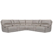 Pemberly Row Linen Freemotion 7Pc Power Reclining Adjustable Headrests Sectional