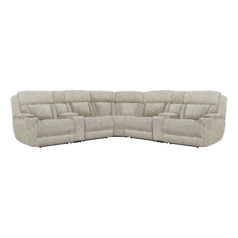 Pemberly Row 7 Piece Power Reclining Adjustable Headrests Sectional
