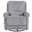 Pemberly Row Shadowplay Manual Swivel Glider Recliner Two Pack