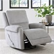 Pemberly Row Shadowplay Manual Swivel Glider Recliner Two Pack