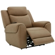 Pemberly Row Cashew Power Zero Gravity Recliner with Heat & Massage